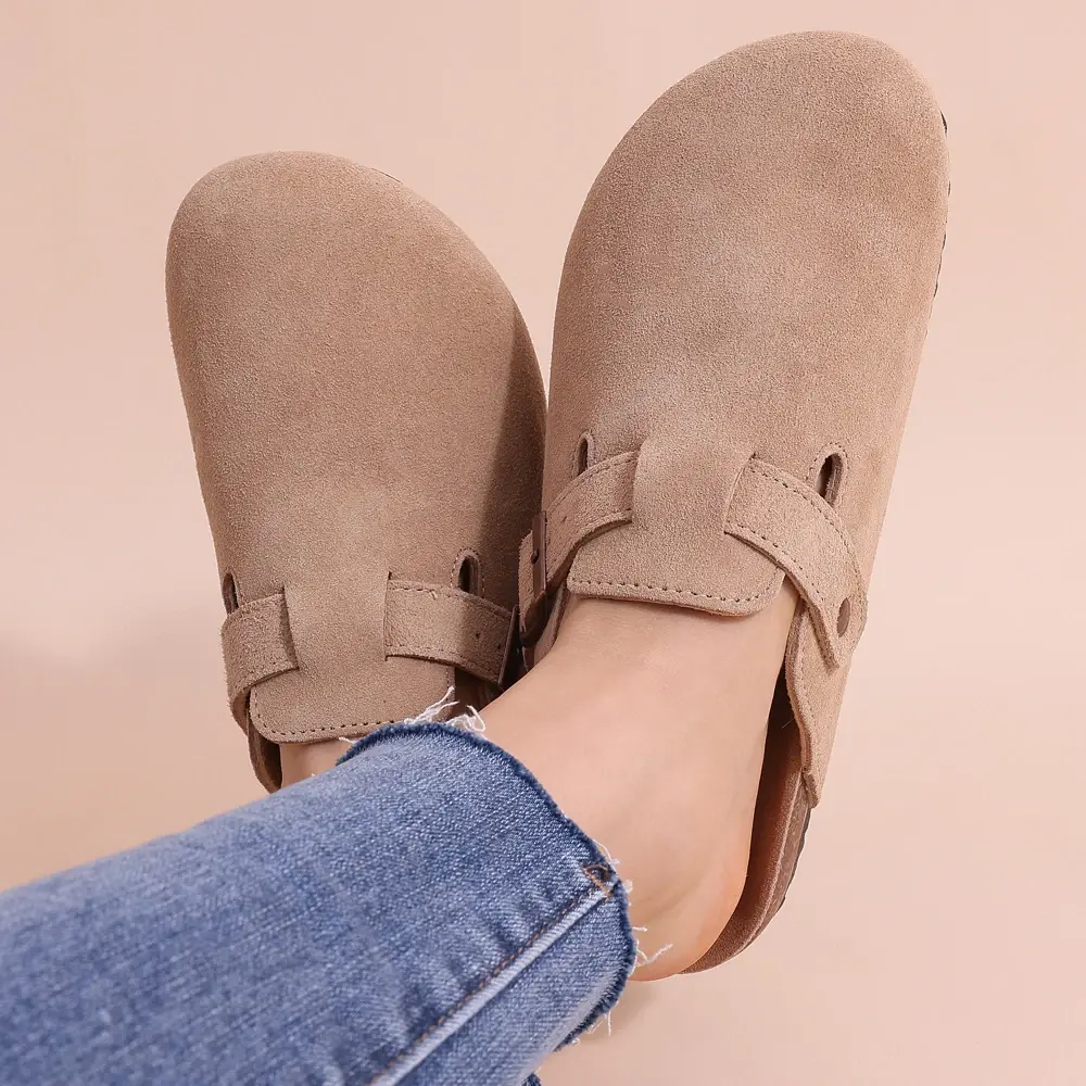 Adjustable Buckle Mule Slippers for Women – Cozy & Versatile Comfort - Image 3