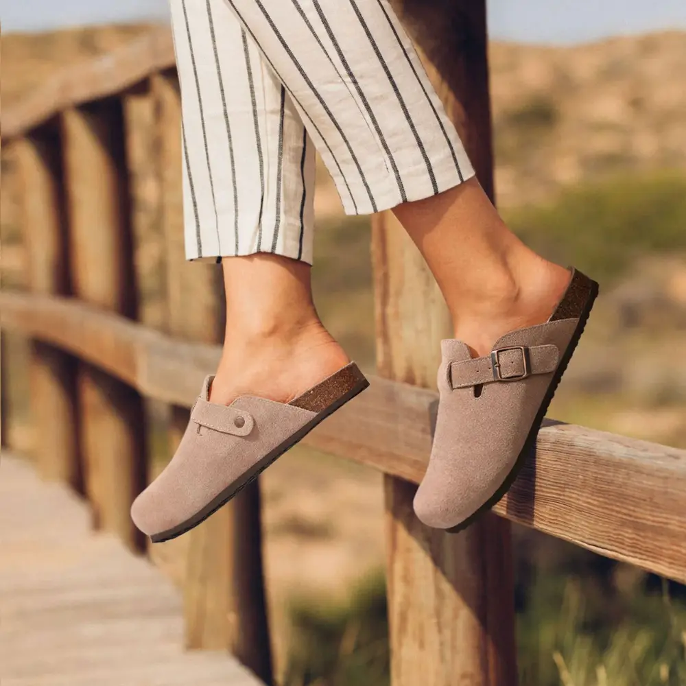 Adjustable Buckle Mule Slippers for Women – Cozy & Versatile Comfort - Image 4