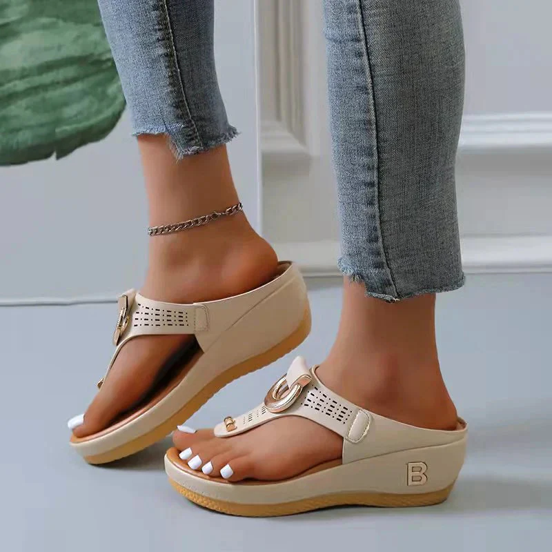 Adjustable Wedge Sandals for Women – Chic & Comfortable Design