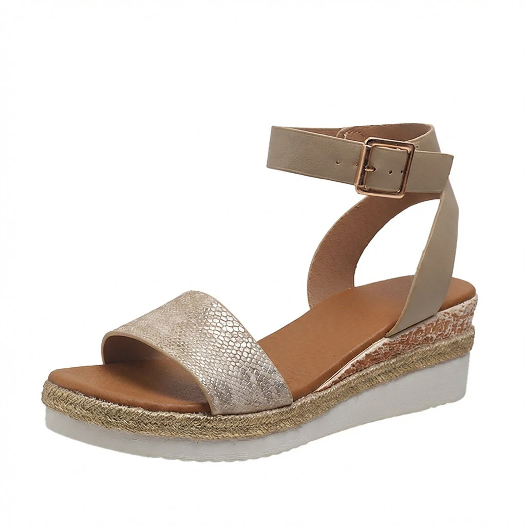 Adjustable Wedge Sandals for Women – Stylish & Comfortable Wedge Heels - Image 5