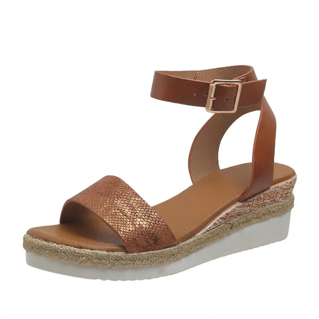 Adjustable Wedge Sandals for Women – Stylish & Comfortable Wedge Heels - Image 7