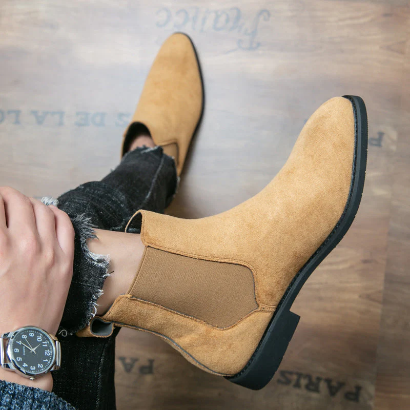 Ankle-Length Chelsea Boots for Men – Stylish & Versatile Footwear - Image 3