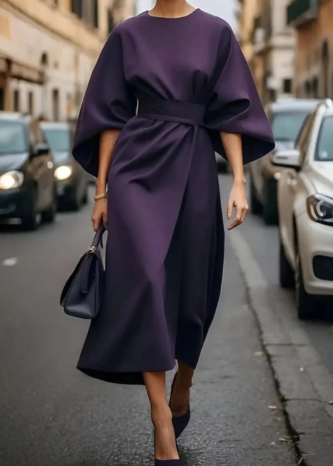 Belted Maxi Dress for Women – Effortless Elegance & Flowy Comfort - Image 5