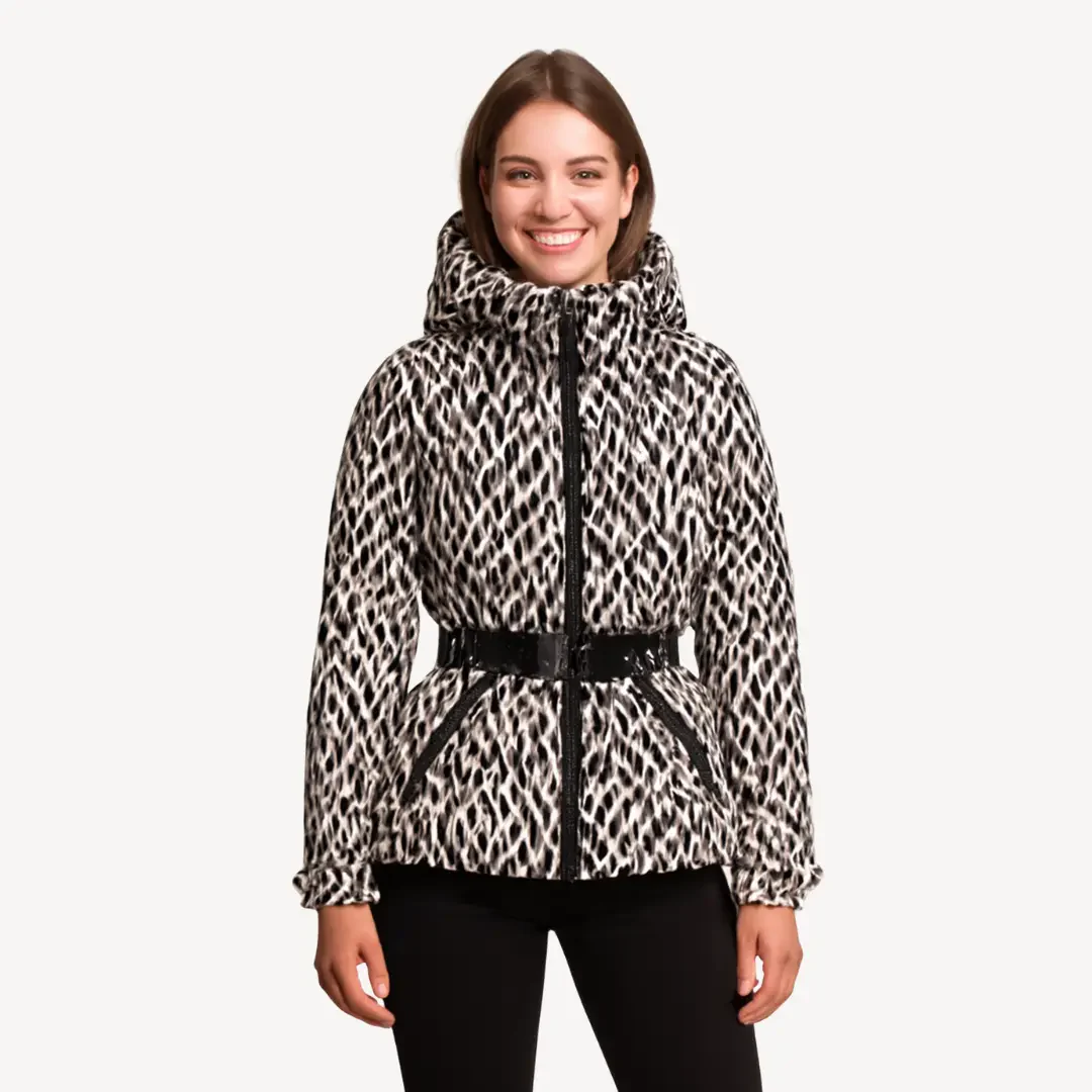 Belted Puffer Jacket for Women – Stylish & Warm - Image 2
