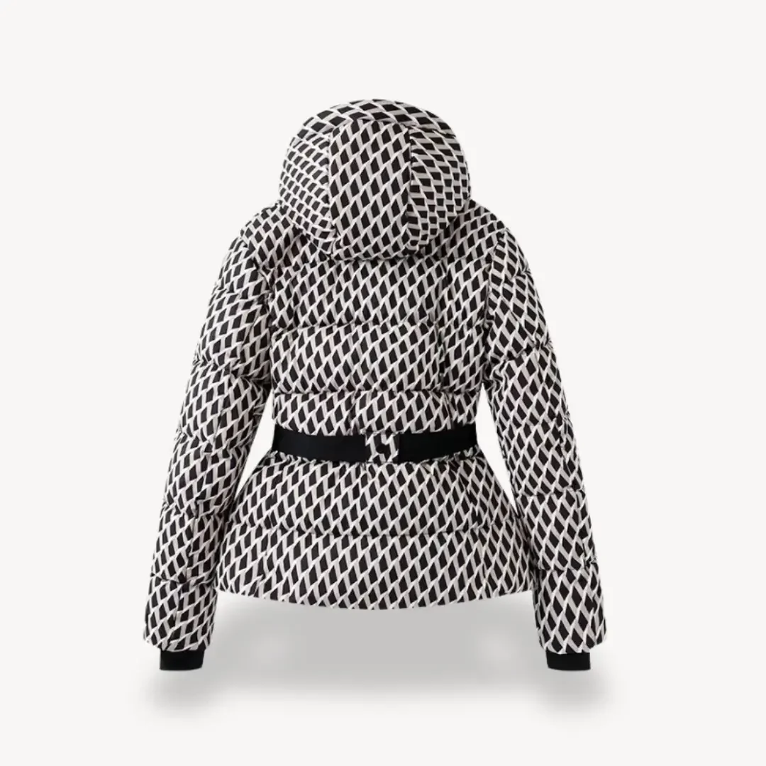 Belted Puffer Jacket for Women – Stylish & Warm - Image 4