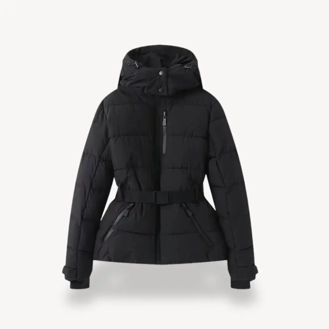Belted Puffer Jacket for Women – Stylish & Warm - Image 5
