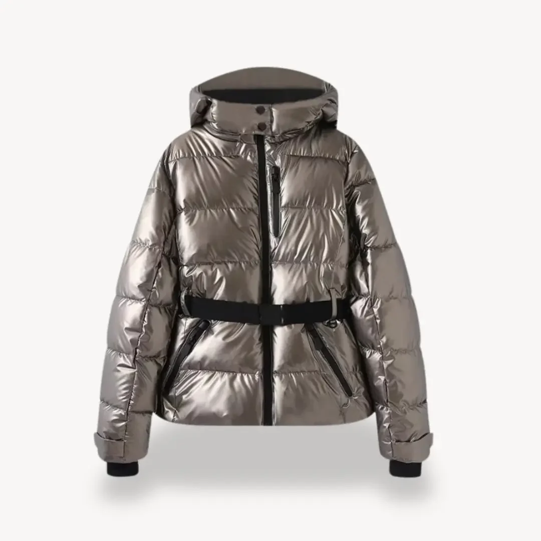 Belted Puffer Jacket for Women – Stylish & Warm - Image 6
