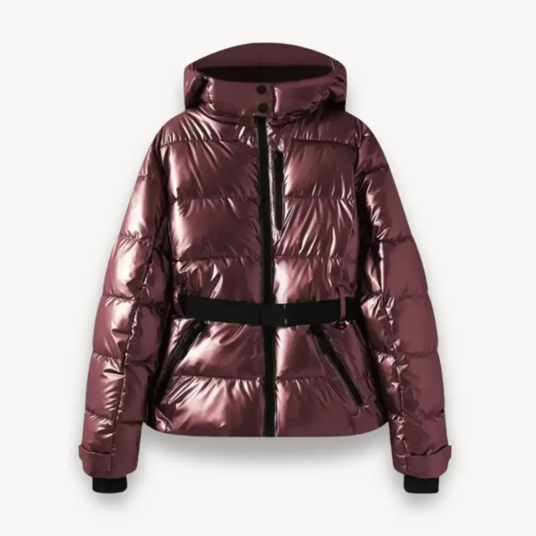Belted Puffer Jacket for Women – Stylish & Warm - Image 8