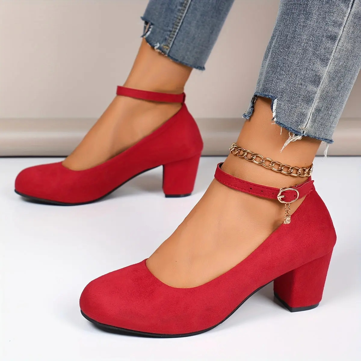 Block Heel Pumps for Women – Elegant & Versatile Style - Image 2