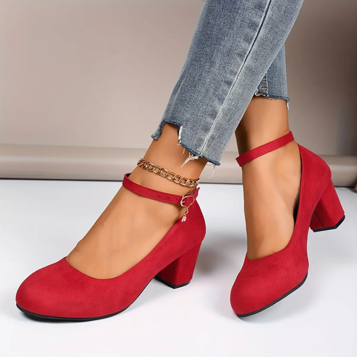 Block Heel Pumps for Women – Elegant & Versatile Style - Image 4