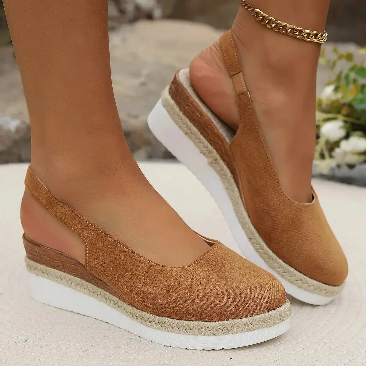 Bohemian Wedge Sandals for Women – Stylish & Comfortable Summer Footwear - Image 6