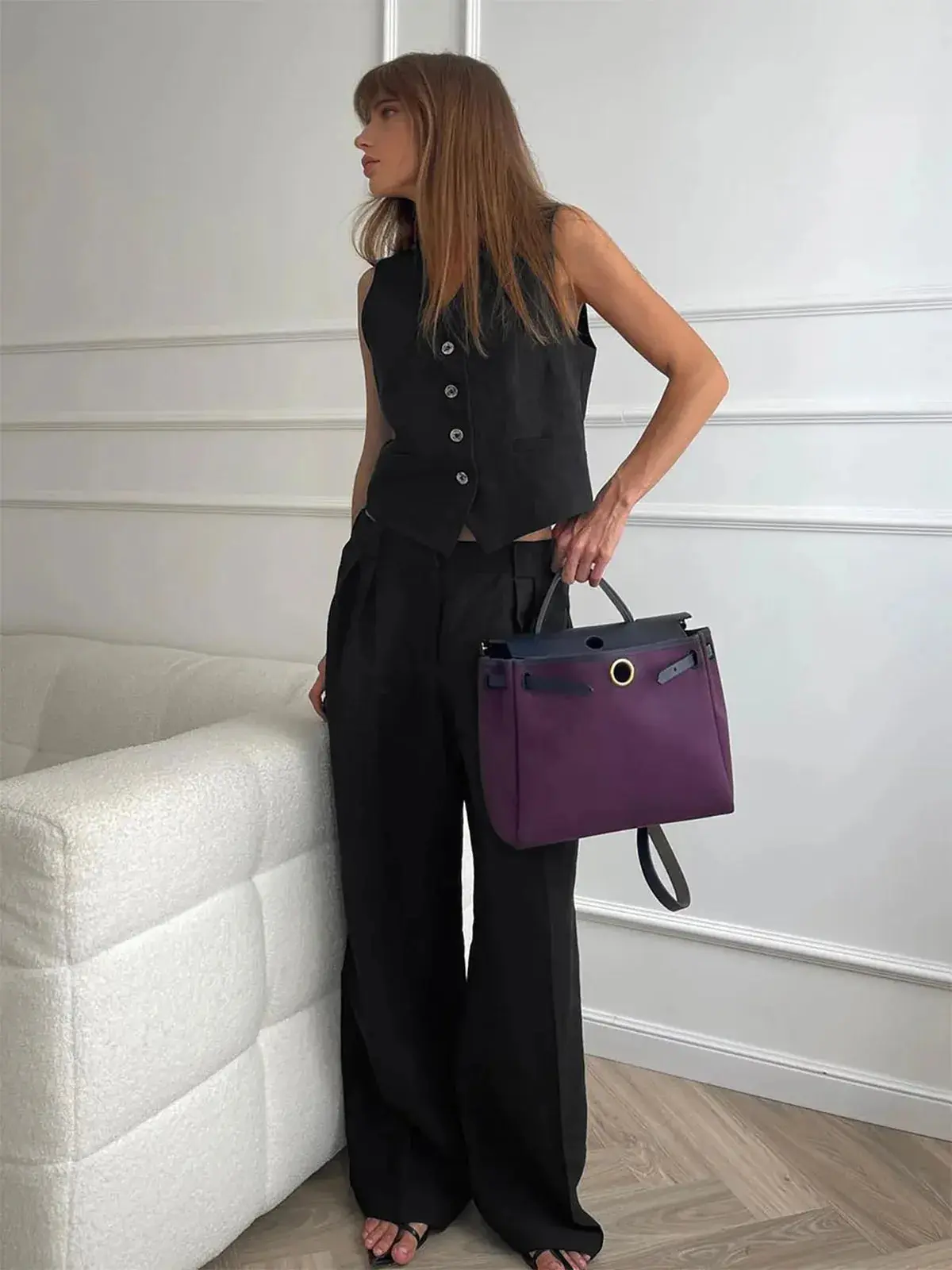 Breathable Cotton-Linen Two-Piece Set for Women – Effortlessly Stylish & Comfortable - Image 5