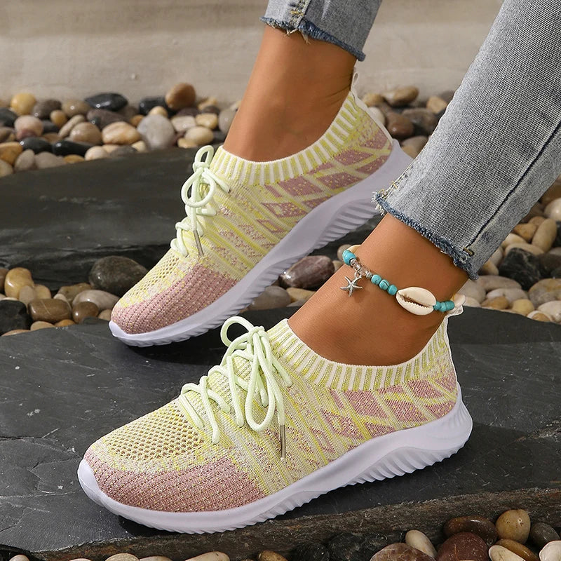 Breathable Knit Sneakers for Women – Lightweight & Comfortable - Image 2