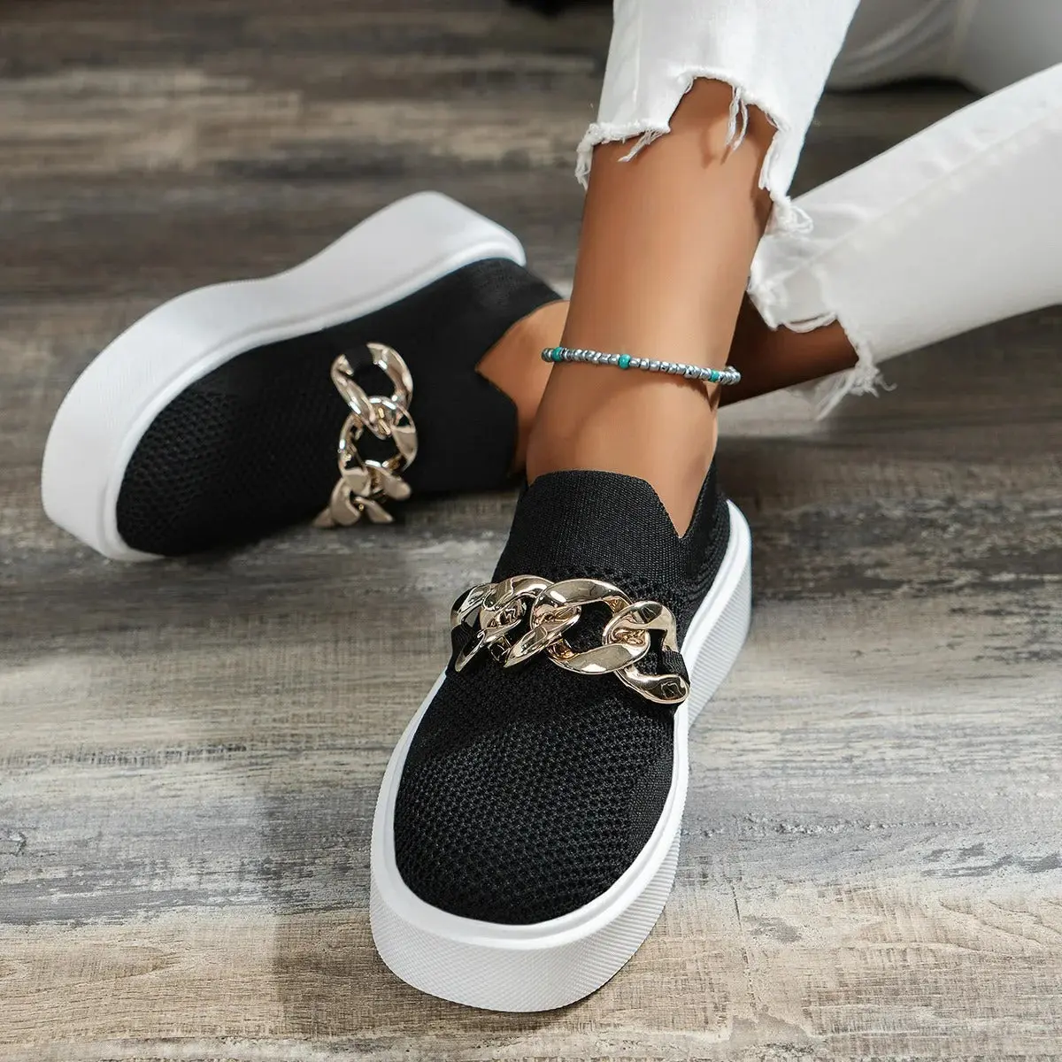 Breathable Slip-On Sneakers for Women – Stylish & Comfortable - Image 2