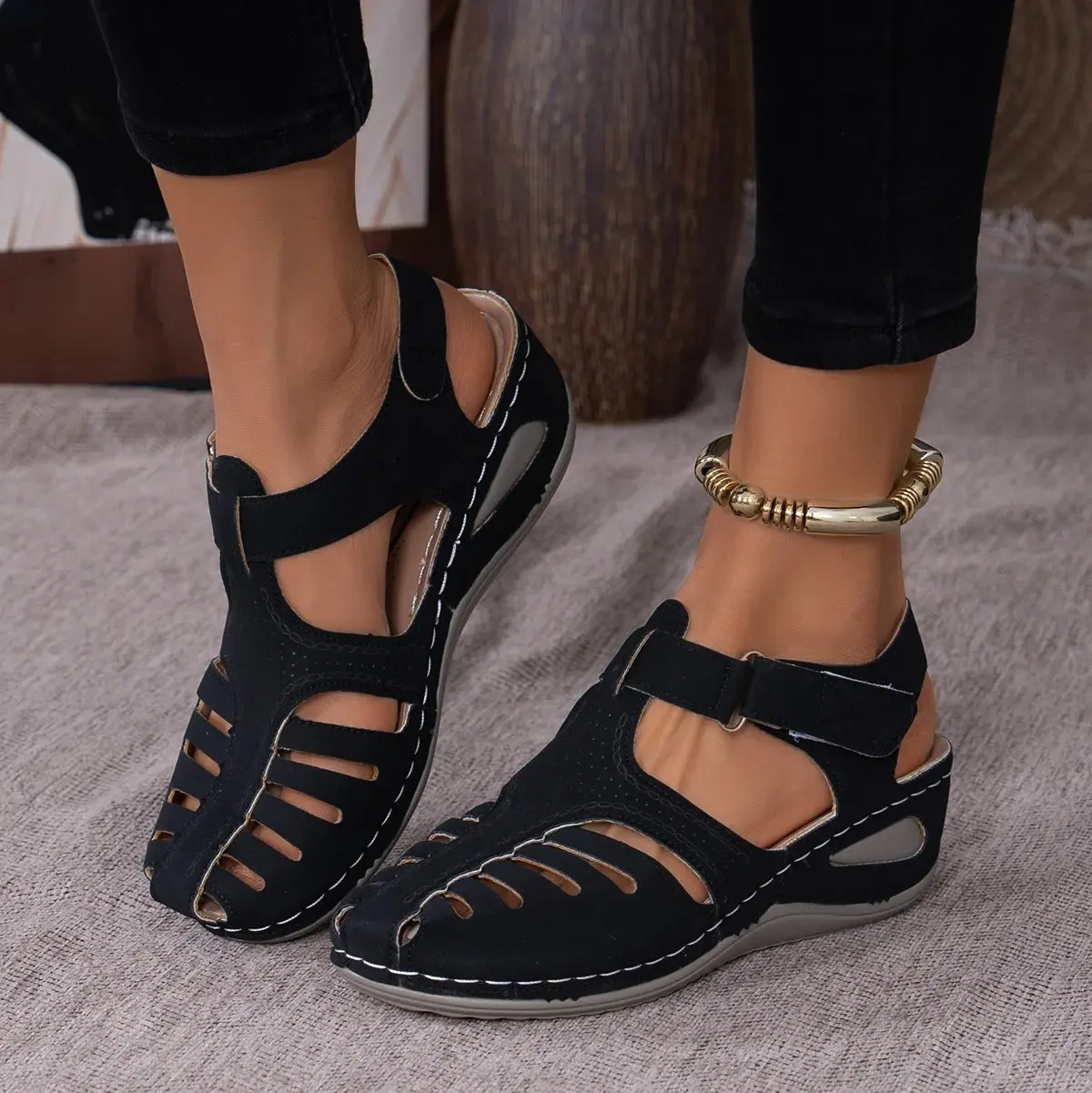 Casual Wedge Sandals for Women – Comfortable & Stylish Design - Image 7