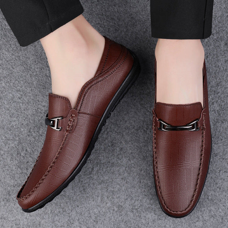 Check Slip-On Loafers for Men – Stylish & Comfortable Design - Image 12