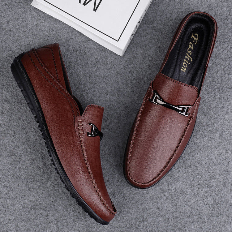 Check Slip-On Loafers for Men – Stylish & Comfortable Design - Image 13