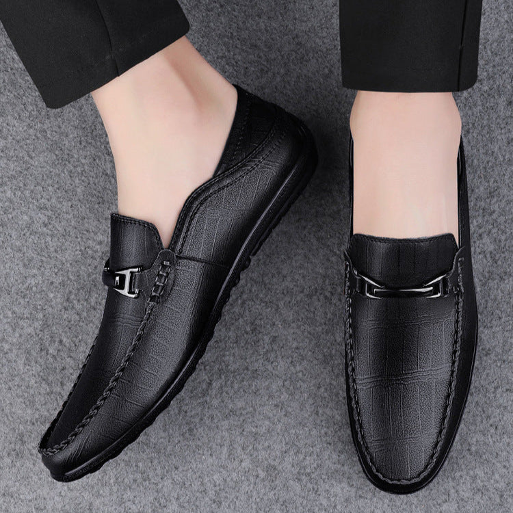 Check Slip-On Loafers for Men – Stylish & Comfortable Design - Image 2