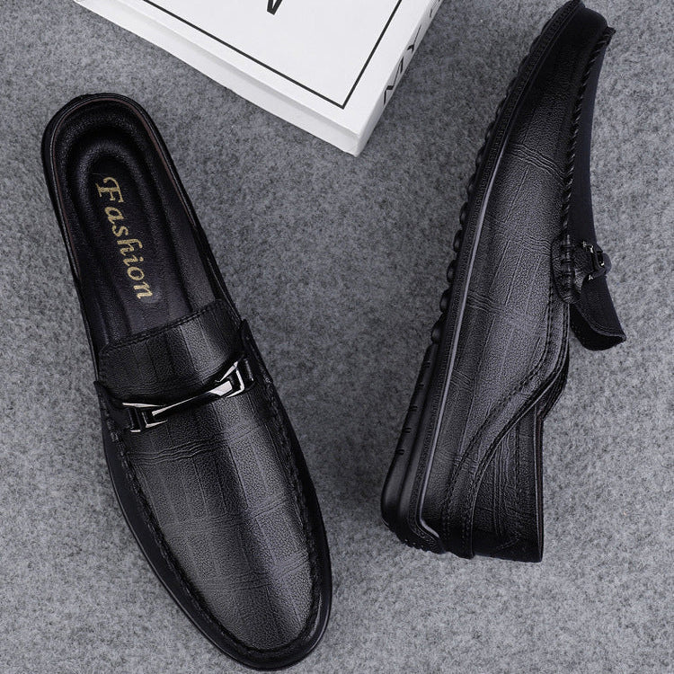 Check Slip-On Loafers for Men – Stylish & Comfortable Design - Image 3