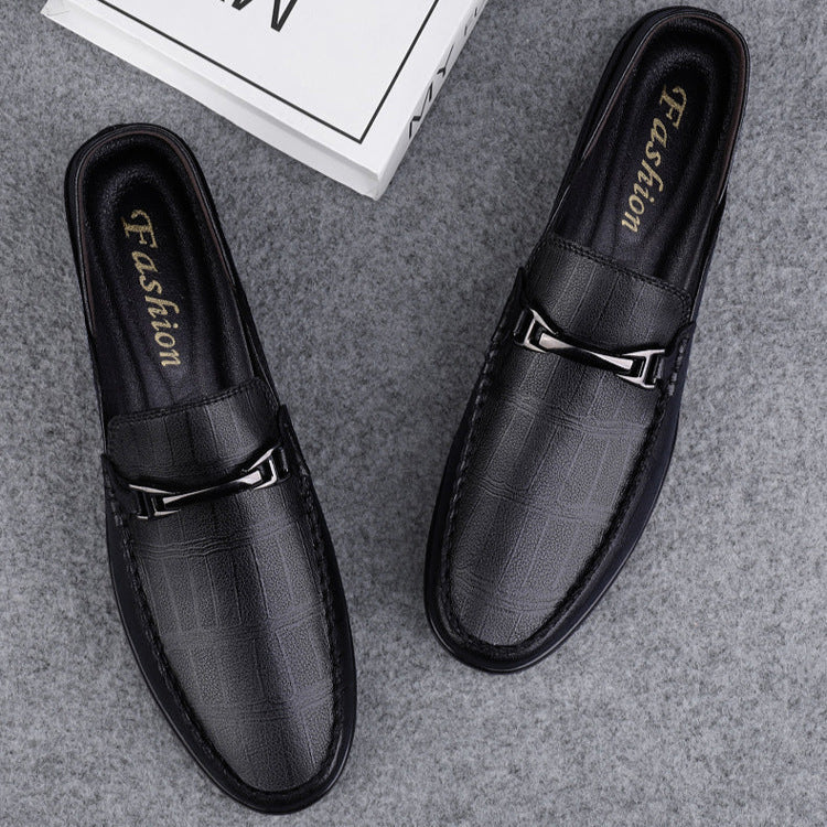 Check Slip-On Loafers for Men – Stylish & Comfortable Design - Image 4