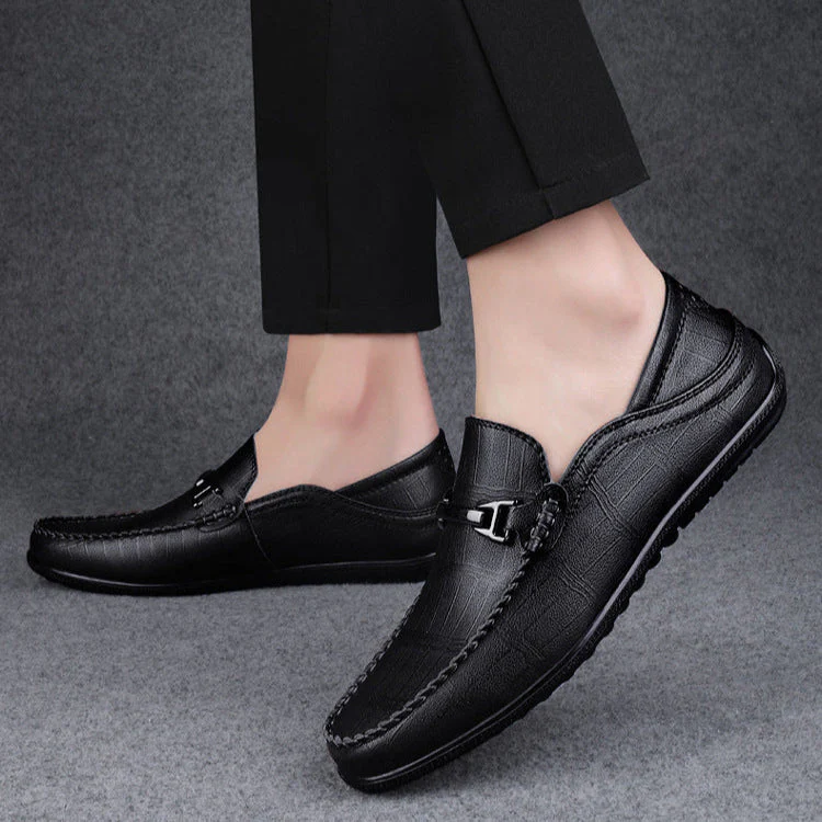 Check Slip-On Loafers for Men – Stylish & Comfortable Design - Image 7