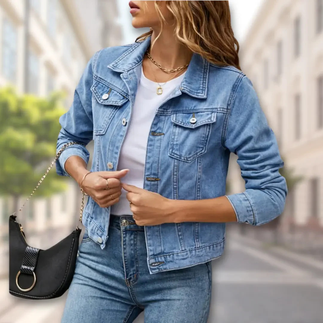 Chic Button-Up Jacket for Women – Effortlessly Stylish & Versatile