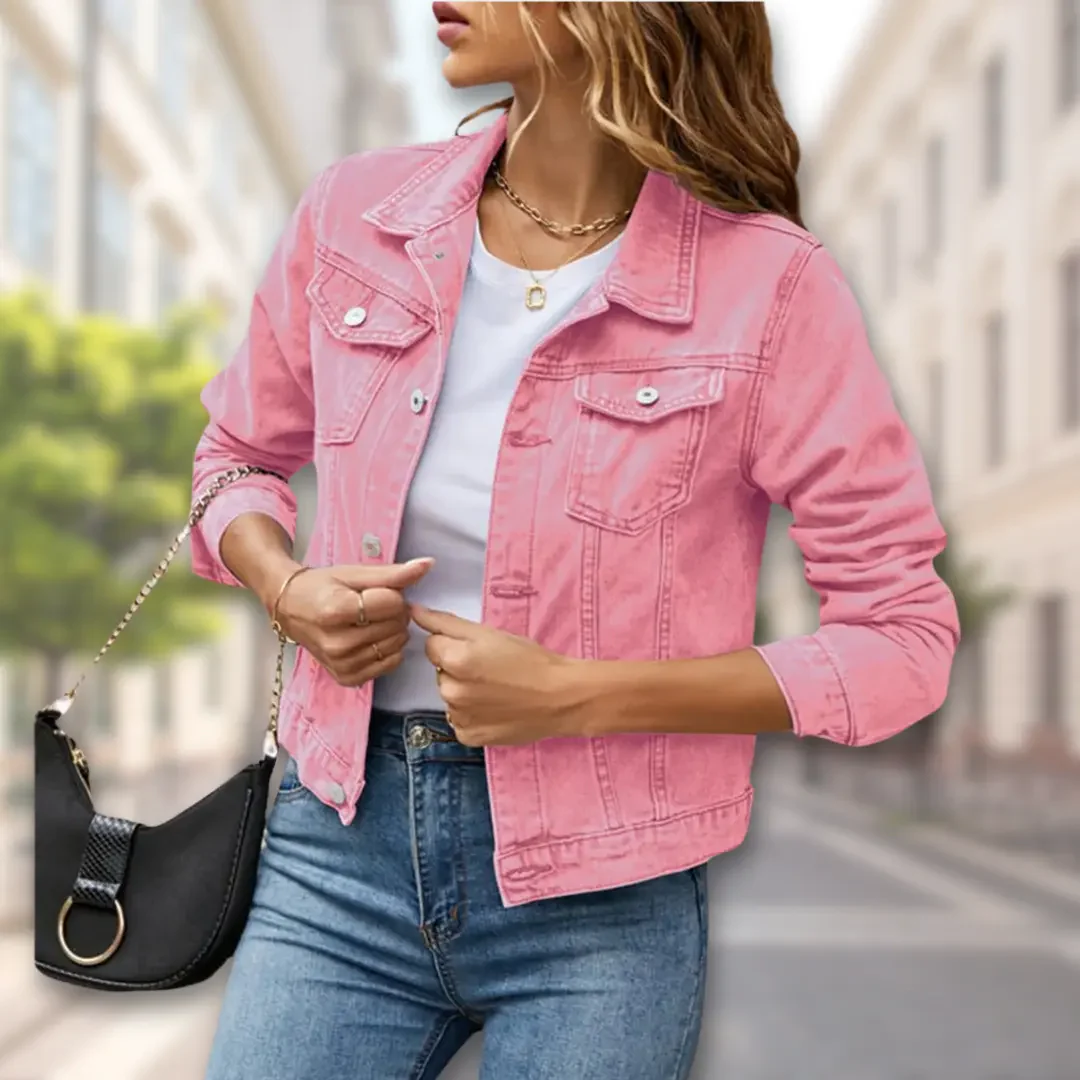 Chic Button-Up Jacket for Women – Effortlessly Stylish & Versatile - Image 2