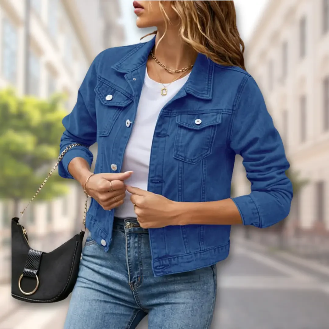 Chic Button-Up Jacket for Women – Effortlessly Stylish & Versatile - Image 4