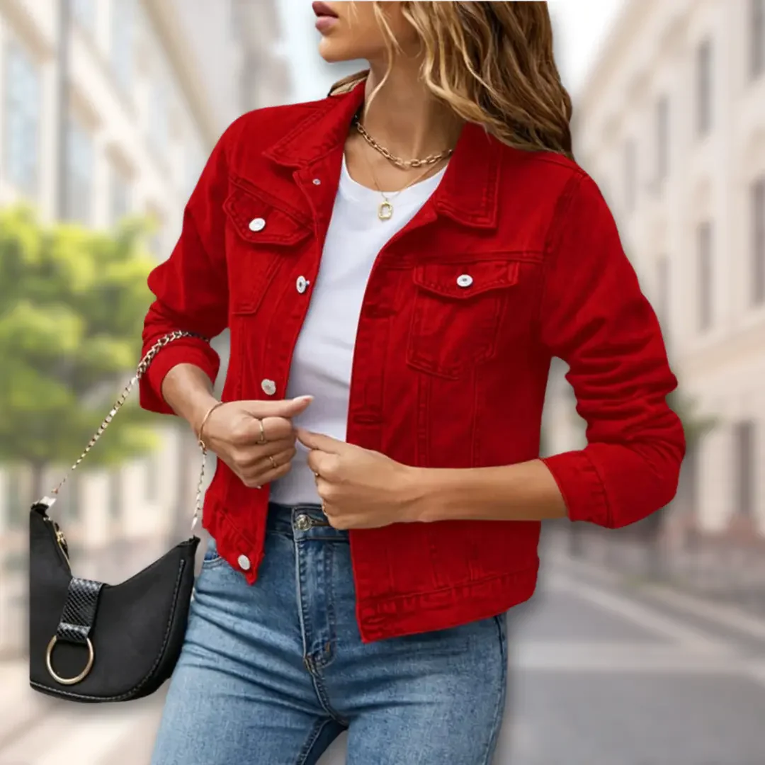 Chic Button-Up Jacket for Women – Effortlessly Stylish & Versatile - Image 5