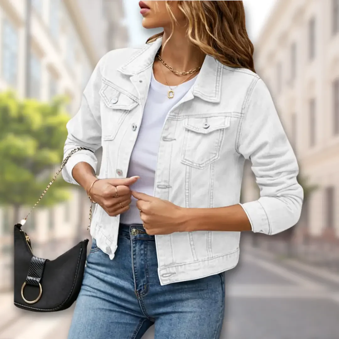 Chic Button-Up Jacket for Women – Effortlessly Stylish & Versatile - Image 7