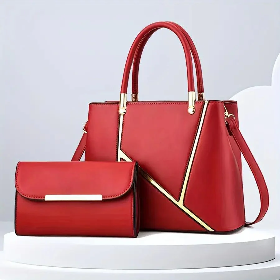 Chic Handbag & Clutch for Women – Elegant Geometric Design & Versatile Style - Image 3