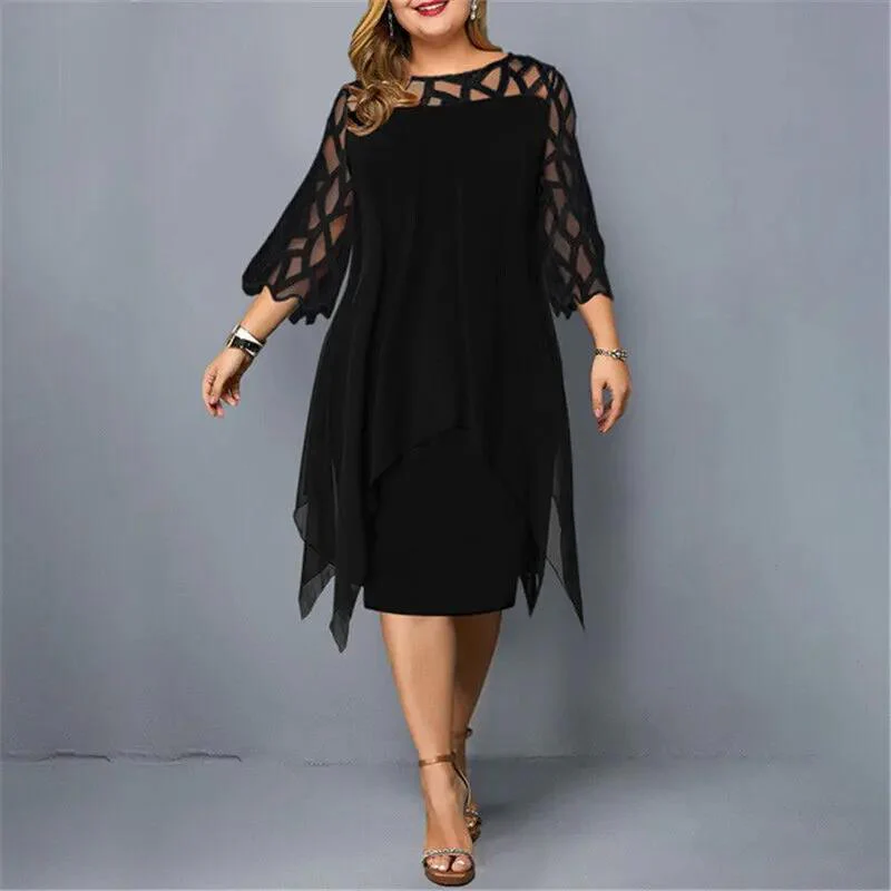 Chic Midi Dress for Women – Elegant & Versatile - Image 4