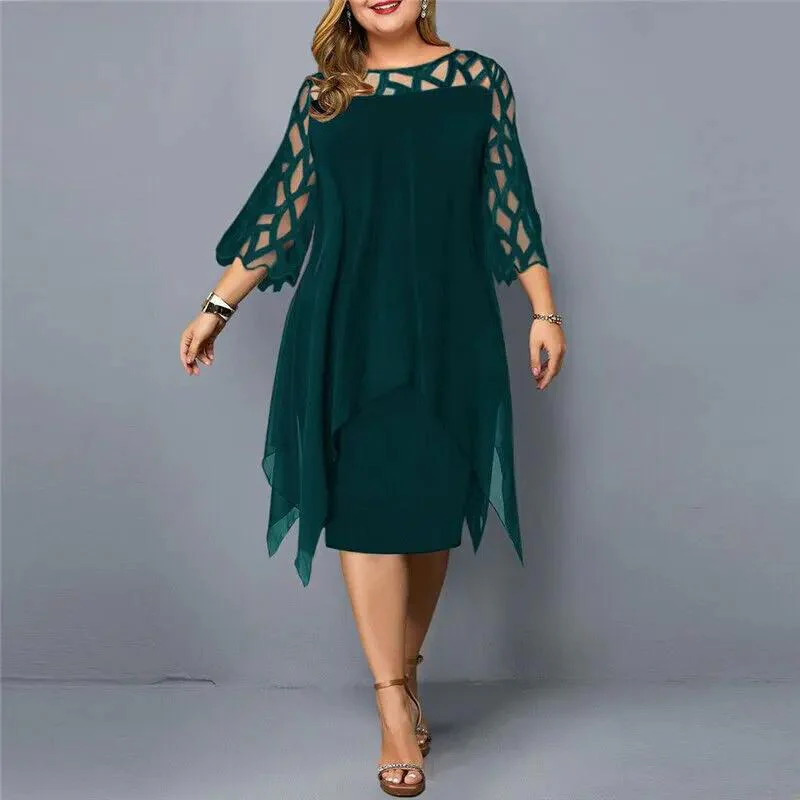 Chic Midi Dress for Women – Elegant & Versatile - Image 5