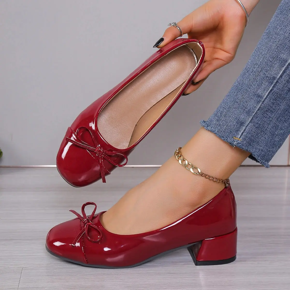 Chic Platform Heels for Women – Elegant Bow-Knot Design & Comfortable All-Day Wear - Image 6