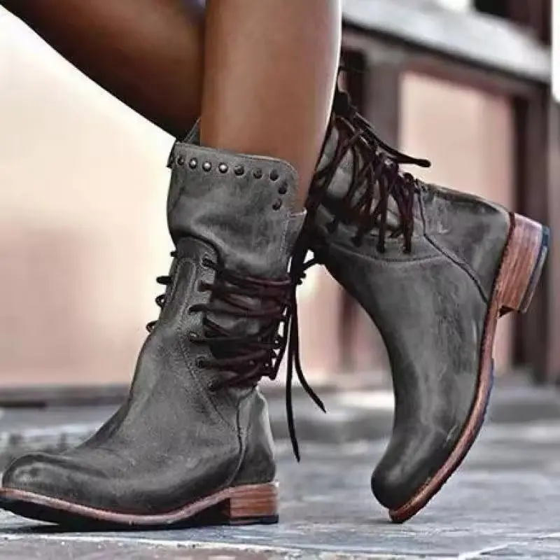 Chunky Heel Ankle Boots for Women – Stylish & Comfortable - Image 6