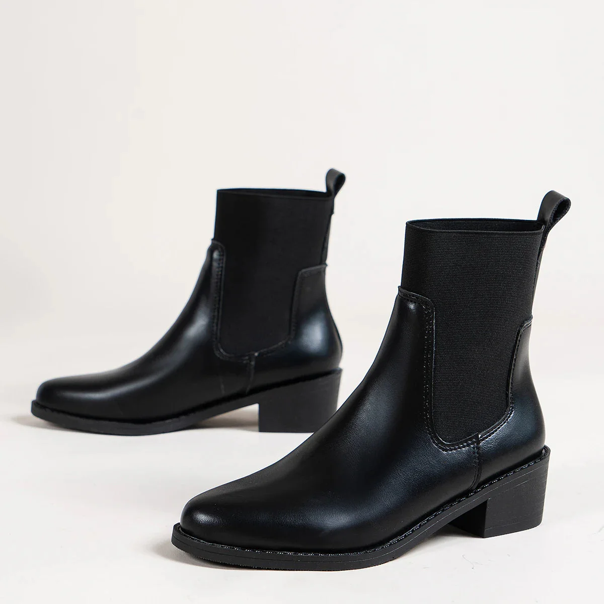 Chunky Heel Chelsea Boots for Women – Stylish & Comfortable - Image 5