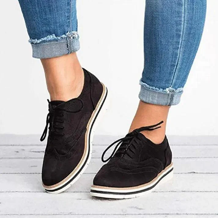 Classic Brogue Trainers for Women – Stylish & Comfortable All-Day Wear - Image 5