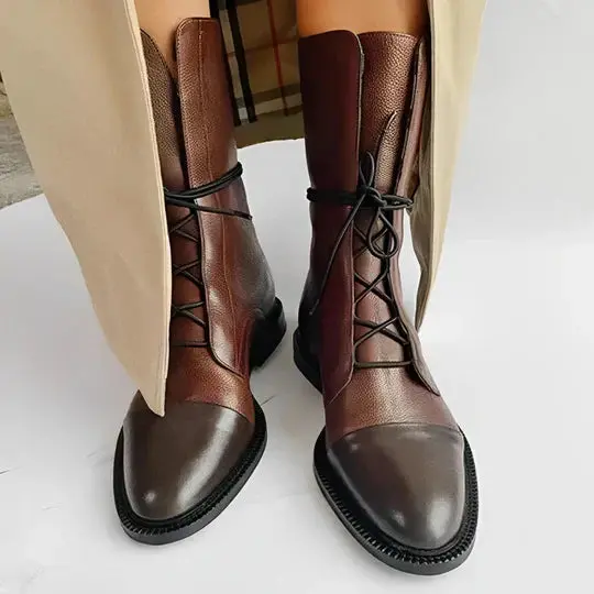 Classic Mid-High Boots for Women – Timeless Style & Comfort