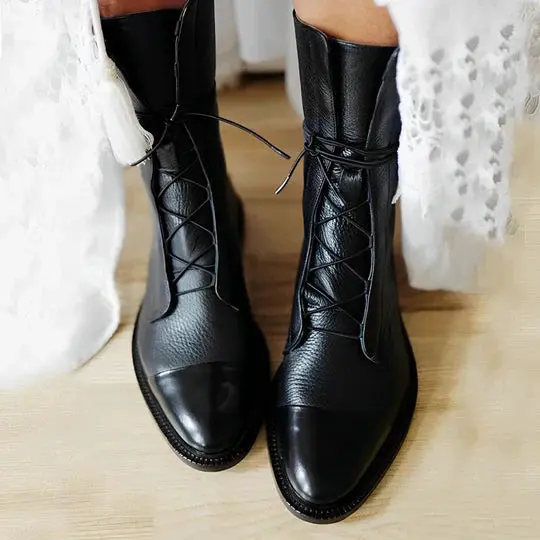 Classic Mid-High Boots for Women – Timeless Style & Comfort - Image 2