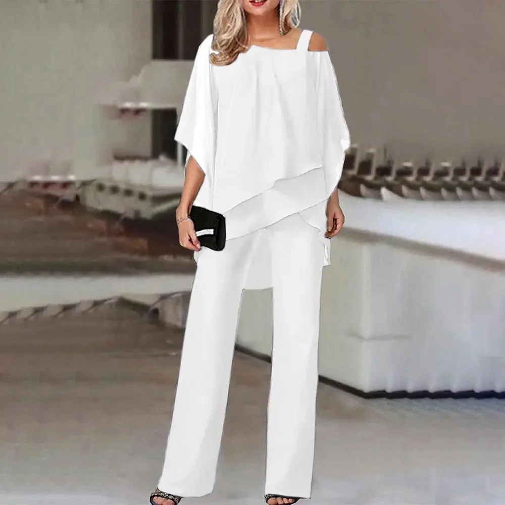 Cold Shoulder Jumpsuit for Women – Elegant & Versatile Design - Image 2