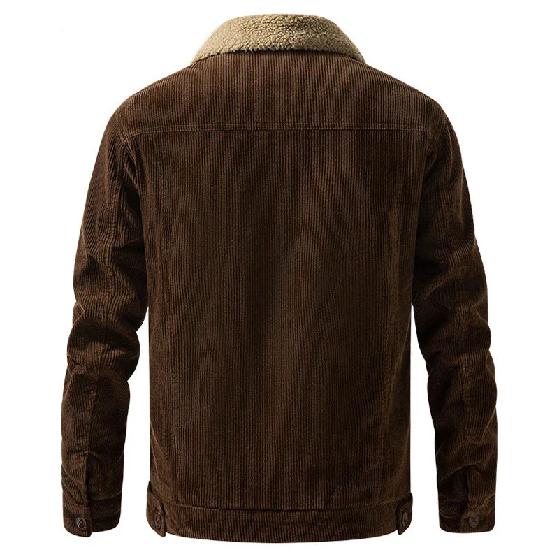 Corduroy Collared Jacket for Men – Cozy & Stylish Comfort - Image 7