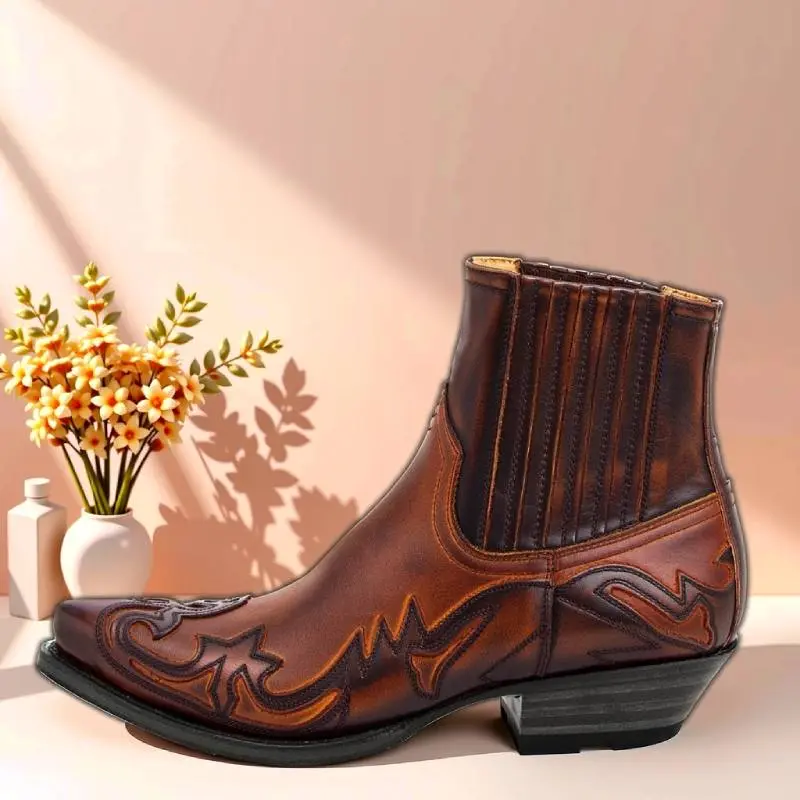 Cowboy Ankle Boots for Women – Stylish & Versatile - Image 3