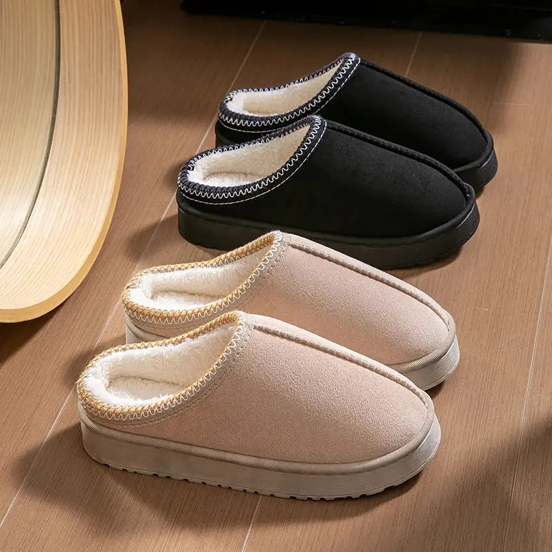 Cozy Plush Slippers for Women – Warm & Non-Slip Design - Image 3