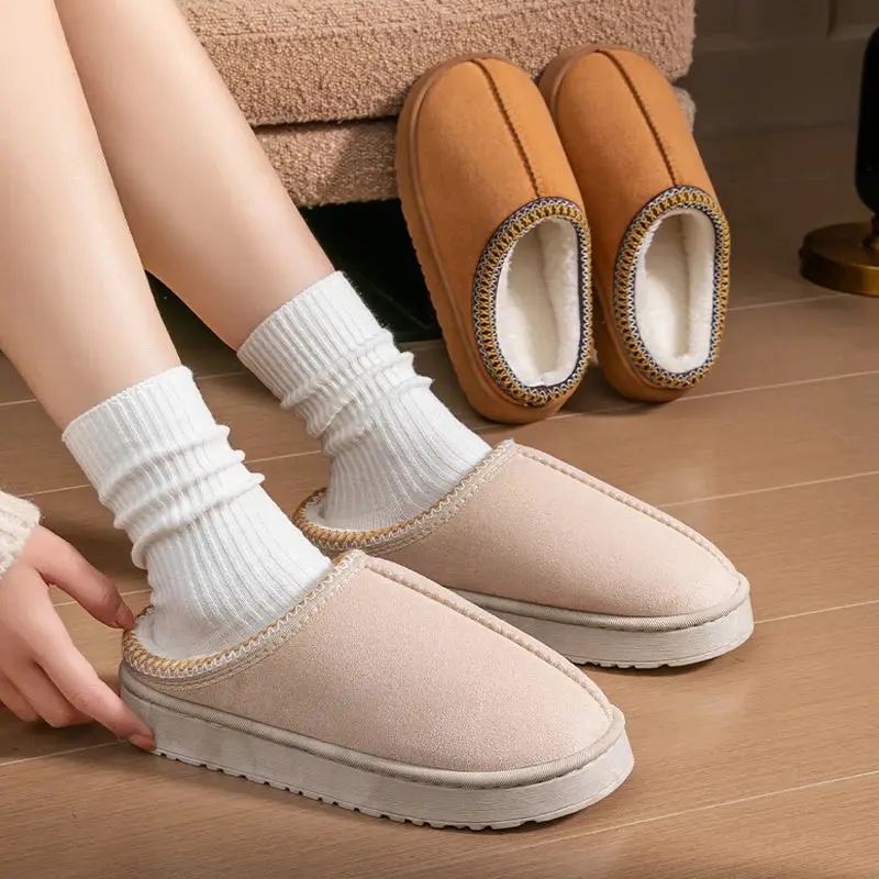 Cozy Plush Slippers for Women – Warm & Non-Slip Design - Image 4