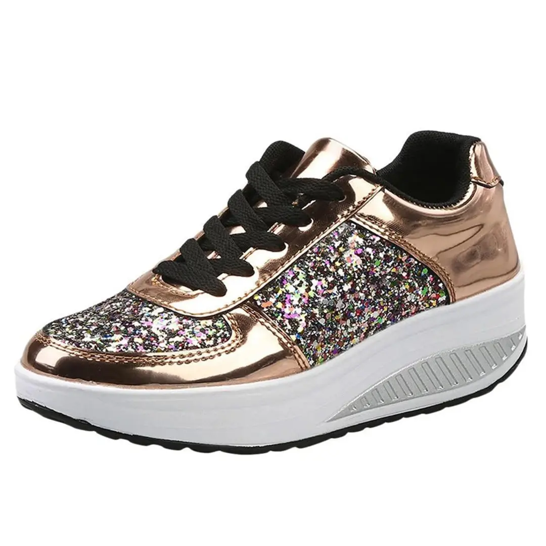 Cushioned Platform Sneakers for Women – Stylish Design & Comfortable Fit - Image 2