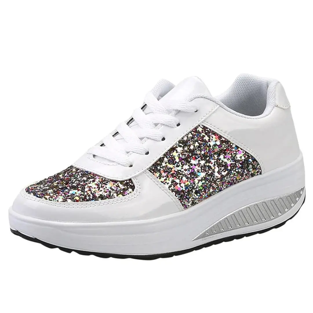 Cushioned Platform Sneakers for Women – Stylish Design & Comfortable Fit - Image 4