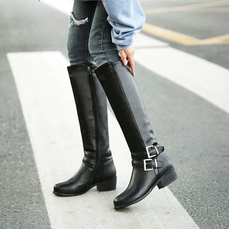 Elegant Knee High Boots for Women – Stylish & Comfortable in Black or Brown - Image 4