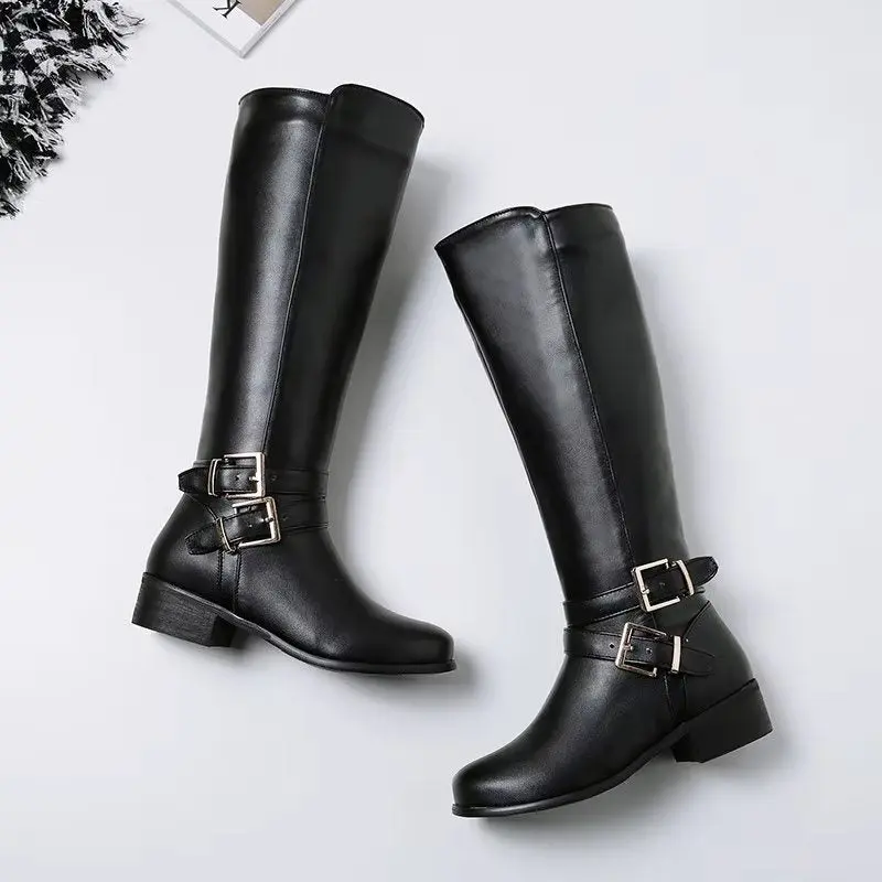 Elegant Knee High Boots for Women – Stylish & Comfortable in Black or Brown - Image 6