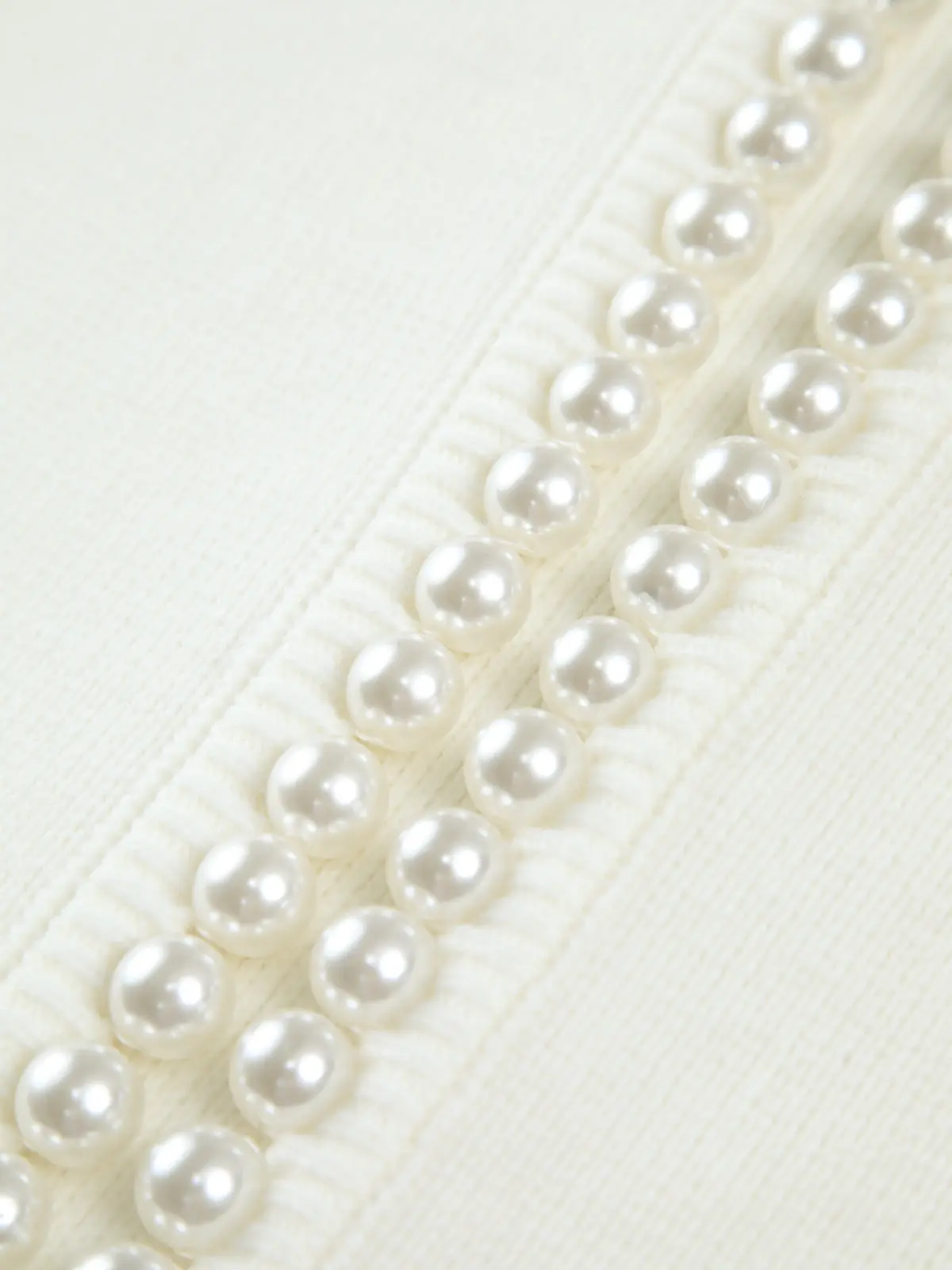 Elegant Pearl Trim Cardigan for Women – Stylish & Versatile Layering Piece - Image 7