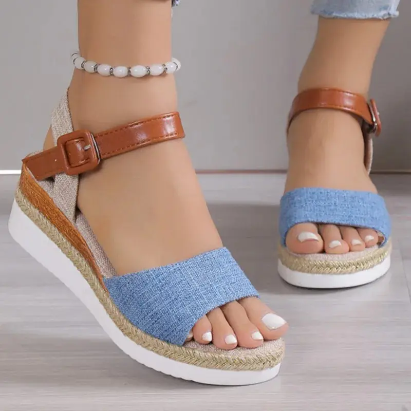 Elegant Wedge Sandals for Women – Stylish & Comfortable Summer Footwear - Image 2